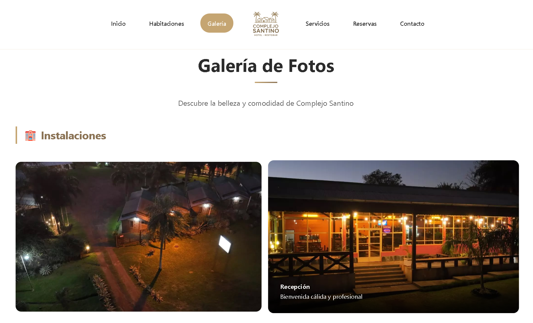 Sitio Web Corporativo - Página web hotel